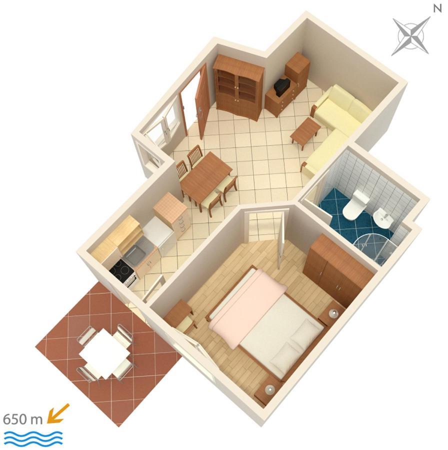 Apartments And Rooms With Parking Space Krk - 5294 Крк Экстерьер фото